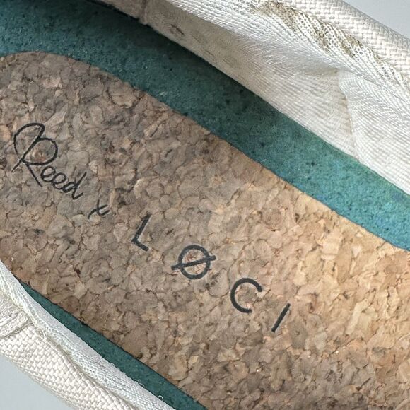 Loci x Nikki Reed Women's Beige Nine Low-Top Logo Canvas Sneakers Shoes Size 38 - Picture 15 of 16